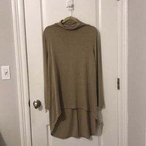 Aerie High Low Nude Top